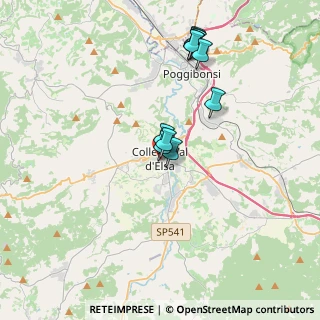 Mappa Via Usimbardi, 53034 Colle di Val D'Elsa SI, Italia (3.53091)