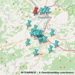 Mappa Traversa della Stazione, 53034 Colle di Val d'Elsa SI, Italia (3.0465)
