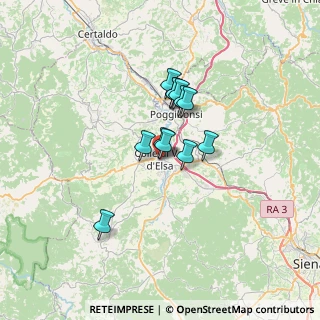 Mappa Traversa della Stazione, 53034 Colle di Val d'Elsa SI, Italia (4.61417)