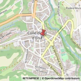 Mappa Piazza Arnolfo di Cambio, 21/22, 53034 Colle di Val d'Elsa, Siena (Toscana)