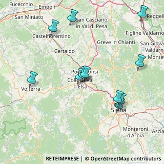 Mappa Via Veneto, 53034 Colle di Val D'elsa SI, Italia (17.58273)