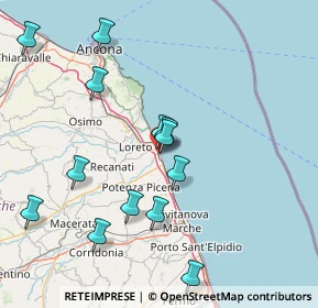 Mappa Via Dante Alighieri, 62017 Porto Recanati MC, Italia (16.84538)