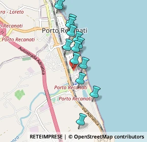 Mappa Via Dante Alighieri, 62017 Porto Recanati MC, Italia (0.83714)