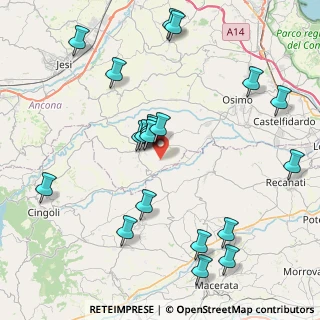 Mappa Via Borsciano, 60024 Filottrano AN, Italia (9.4645)