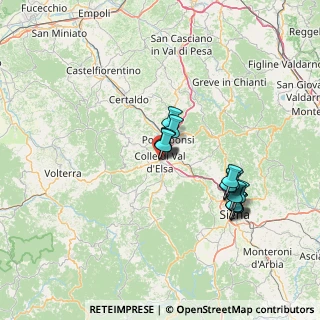 Mappa Via Antonio Gramsci, 53034 Colle di Val d'Elsa SI, Italia (13.27933)