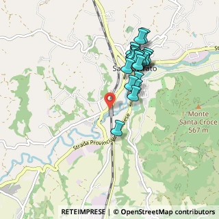 Mappa Strada Provinciale 360 Arceviese, 60041 Sassoferrato AN, Italia (0.8685)