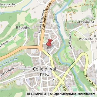Mappa Via Antonio Gramsci, 53034 Colle di Val d'Elsa, Siena (Toscana)