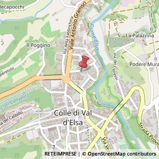 Mappa Via della ferriera 32, 53034 Colle di Val d'Elsa, Siena (Toscana)