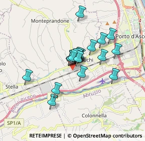 Mappa Via Guido Rossa, 63076 Centobuchi AP, Italia (1.292)