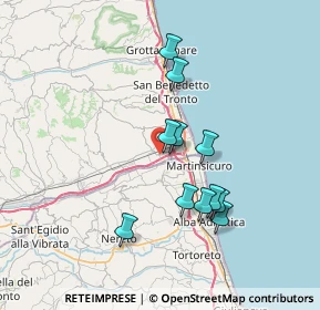 Mappa Via dell'Artigianato, 63076 Monteprandone AP, Italia (6.57091)