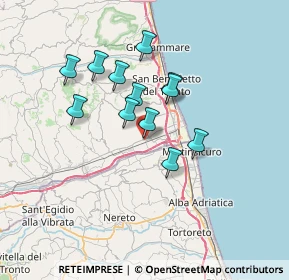 Mappa Frazione di, 63076 Centobuchi AP, Italia (5.74667)