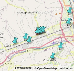 Mappa Via Giuseppe Mazzini, 63076 Centobuchi AP, Italia (1.71917)