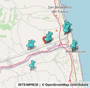 Mappa Via Giuseppe Mazzini, 63076 Centobuchi AP, Italia (3.46)