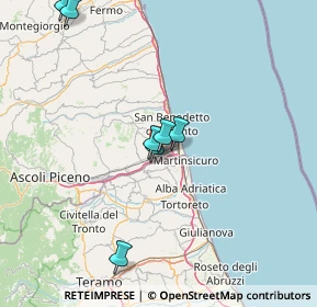 Mappa Via Giuseppe Mazzini, 63076 Centobuchi AP, Italia (32.20286)