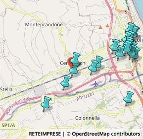 Mappa Via dei Tigli, 63076 Monteprandone AP, Italia (2.6715)