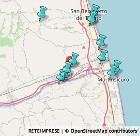 Mappa Via dei Tigli, 63076 Monteprandone AP, Italia (3.81417)