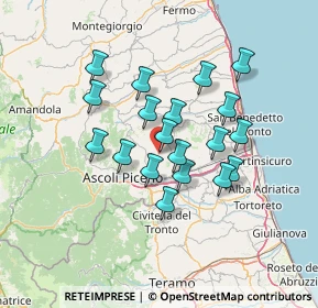 Mappa Via Giosuè Carducci, 63083 Appignano del Tronto AP, Italia (11.71316)