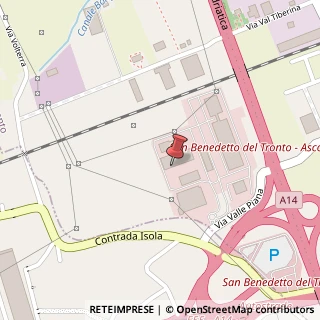 Mappa Via Valle Piana, 71, 63074 San Benedetto del Tronto, Ascoli Piceno (Marche)