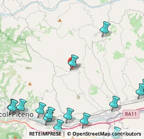 Mappa Viale Rimembranze, 63083 Appignano del Tronto AP, Italia (7.29056)