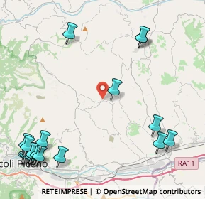 Mappa Viale Rimembranze, 63083 Appignano del Tronto AP, Italia (6.617)