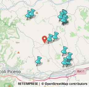 Mappa Viale Rimembranze, 63083 Appignano del Tronto AP, Italia (4.53063)