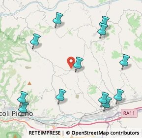 Mappa Viale Rimembranze, 63083 Appignano del Tronto AP, Italia (5.35667)