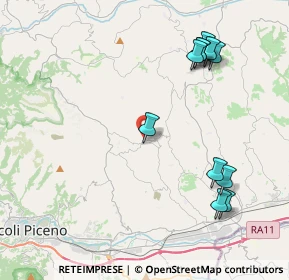 Mappa Viale Rimembranze, 63083 Appignano del Tronto AP, Italia (4.76455)