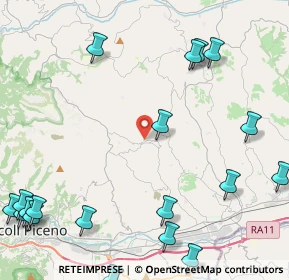 Mappa Viale Rimembranze, 63083 Appignano del Tronto AP, Italia (6.7305)