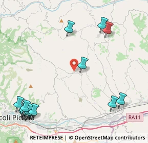 Mappa Viale Rimembranze, 63083 Appignano del Tronto AP, Italia (6.41313)