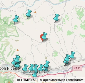 Mappa Viale Rimembranze, 63083 Appignano del Tronto AP, Italia (6.07)
