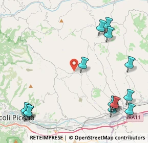 Mappa Viale Rimembranze, 63083 Appignano del Tronto AP, Italia (6.06733)