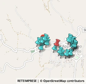 Mappa Viale Rimembranze, 63083 Appignano del Tronto AP, Italia (0.5)
