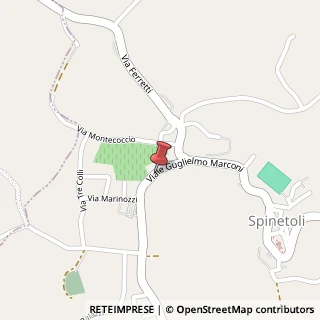 Mappa Via Guglielmo Marconi, n. 124, 63087 Spinetoli, Ascoli Piceno (Marche)