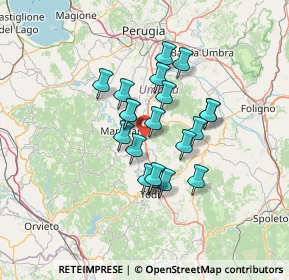 Mappa SP 100, 06050 Collazzone PG, Italia (10.4875)