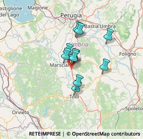 Mappa SP 100, 06050 Collazzone PG, Italia (9.09091)