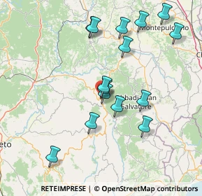 Mappa Piazza Rosa Tiberi G. Carducci, 58033 Castel del Piano GR, Italia (15.822)