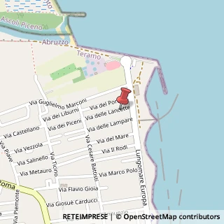 Mappa Via delle Lancette, 20, 64014 Martinsicuro, Teramo (Abruzzo)