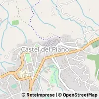 지도 Castel del Piano