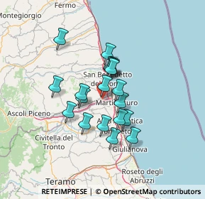 Mappa 63033 Monteprandone AP, Italia (10.33789)