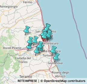 Mappa 63033 Monteprandone AP, Italia (8.17938)