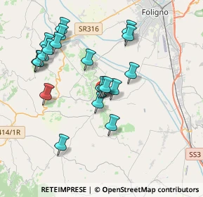 Mappa Via XX Settembre, 06036 Montefalco PG, Italia (3.7345)