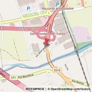 Mappa Via Strada delle Macchie,  10, 63039 San Benedetto del Tronto, Ascoli Piceno (Marche)