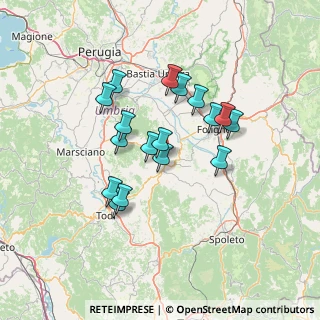 Mappa Via Fonte Cupa snc, 06035 Gualdo Cattaneo PG, Italia (12.01765)