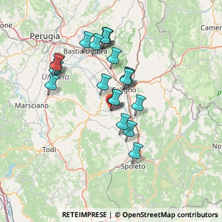 Mappa Via Ringhiera Umbra, 06036 Montefalco PG, Italia (13.711)