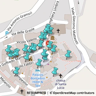 Mappa Piazza Antonio Martini, 06036 Montefalco PG, Italia (0.052)