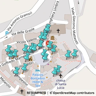 Mappa Via Porta Camiano, 06036 Montefalco PG, Italia (0.05385)