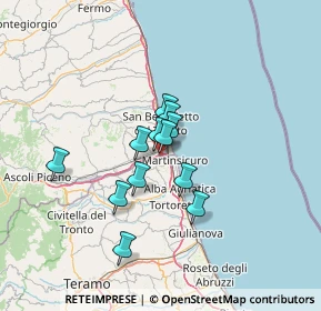Mappa Contrada Isola, 64010 Colonnella TE, Italia (9.58333)