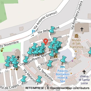 Mappa Piazza Mustafà, 06036 Montefalco PG, Italia (0.04828)