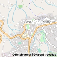 Hartă Castel del Piano