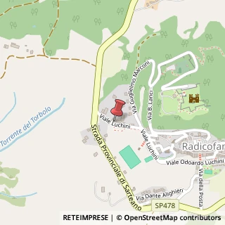 Mappa Via Odoardo Luchini, 18, 53040 Radicofani, Siena (Toscana)